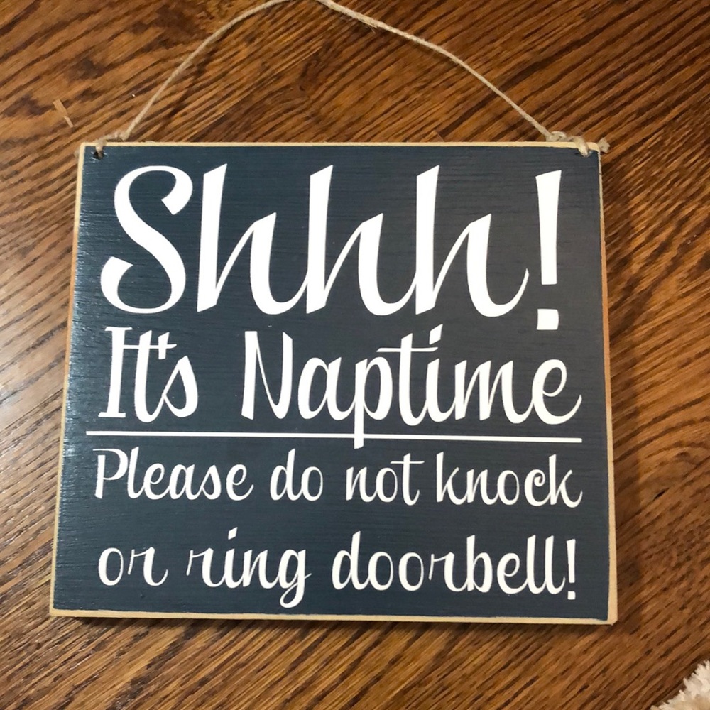 Handmade Baby/Toddler Warning Sign